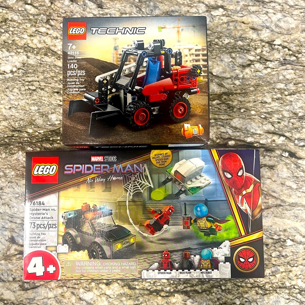 NEW, RETIRED, Lego sets 42116 and 76184!!!